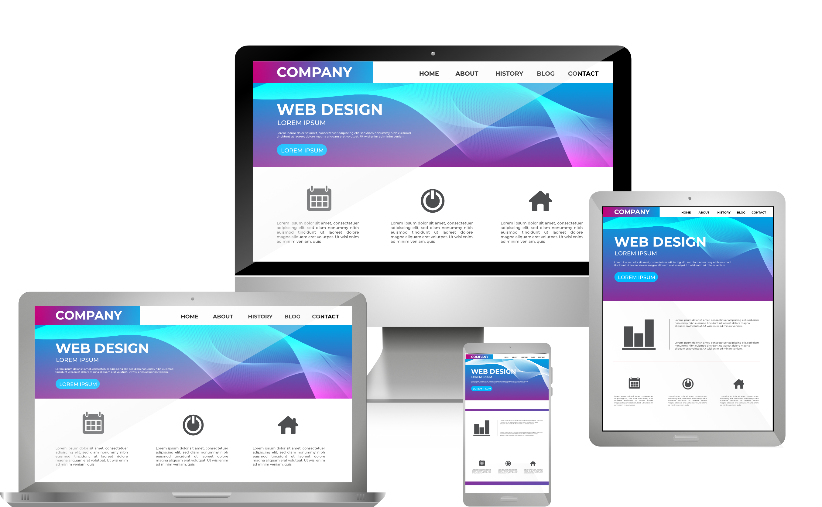 www.site-web-pas-cher.com vous conçoit des sites complètement responsifs pour que votre entreprise soit visible sur tous types de supports comme les ordinateurs, tablettes et mobiles